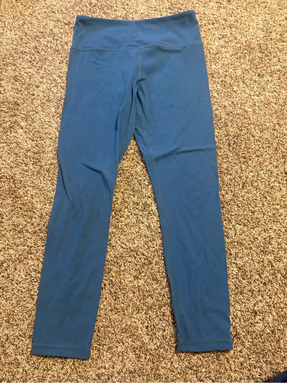 ZYIA Active Solid Blue High-Waist Leggings